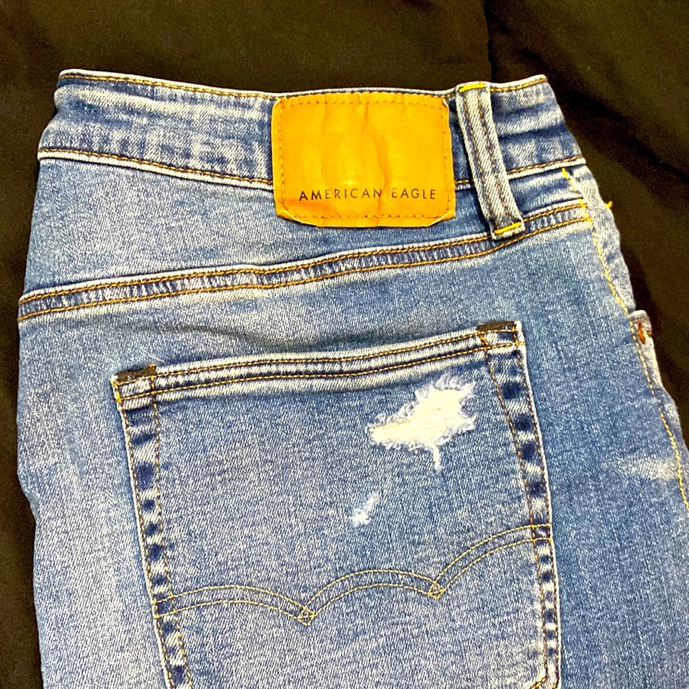 Used light Blue American aigle Airflex  Jeans . Size 34\32 . Only wear one time.